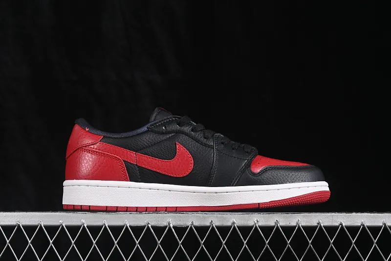 All categories Air Jordan Jordan series basketball shoes Air Jordan 1 Low Air Jordan 1 Low "Banned" AJ1 Joe 1 black and red banned XX low-top cultural casual sneakers IW6276-001